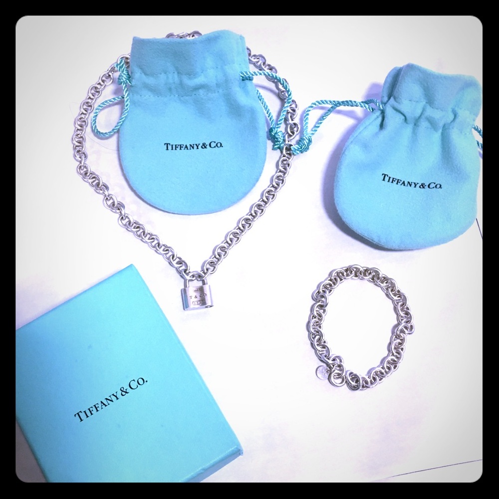 Tiff & Co Padlock Necklace